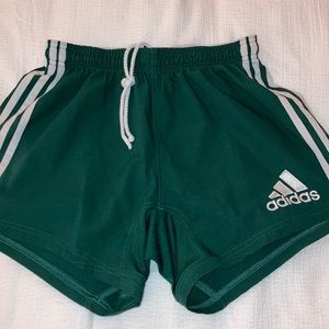 Green Adidas Rugby Shorts